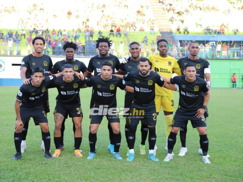 Así salió Olimpia para encarar el partido ante Olancho FC en el Estadio Juan Ramón Brevé de Juticalpa.