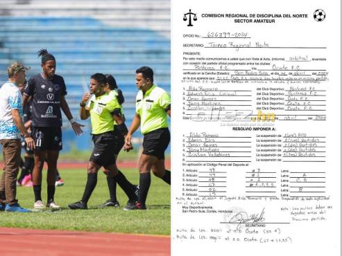 La sanción confirmada al futbolista de Panteras FC de la Liga Mayor.