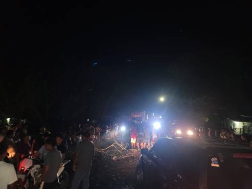 En las cercanías de Tocoa hay tomas de carretera y el bus de Olancho FC está varado desde hace algunas horas.