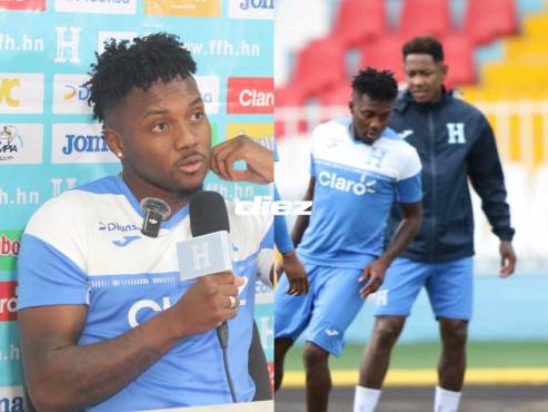 Zapatilla Mejía charló con los medios de prensa previo al entreno de la Bicolor. FOTOS: ALEX PÉREZ.