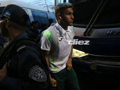 'Chuy' Pérez ya fue perdonado por Marathón y así llegó al coloso de Comayagua para enfrentar a Olimpia en la jornada 20. (FOTO: Marvin Salgado)