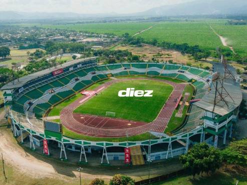 Una postal aérea del Estadio Olímpico a dos días del amistoso histórico entre Olimpia e Inter Miami.