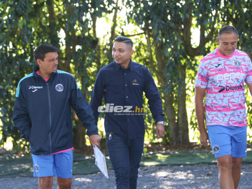 Motagua realizó este jueves uno de los últimos entrenos de cara a la gran final ante Olimpia. Foto: Andro Rodríguez.