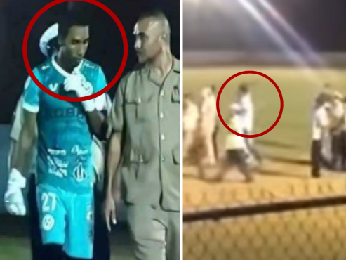 El momento en el que Woodrow West es arrestado por autoridades de la Policía de Belice.