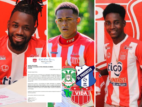 Geovanny Martínez, Cristian Sacaza y Yunni Dolmo, los futbolistas en mención.