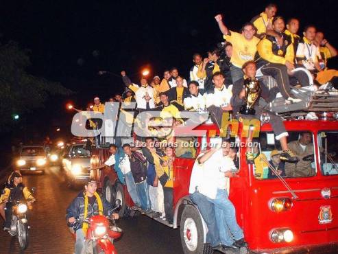 Real España cuando fue campeón en el 2005. Foto Archivo DIEZ.