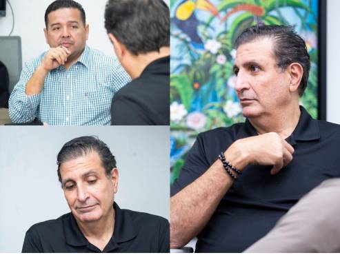 Nahún Aguilar, director de deportes de DIARIO DIEZ, charló en exclusiva con Jorge Salomón, quien rompió el silencio tras el fracaso de Honduras. FOTOS: MAURICIO AYALA.