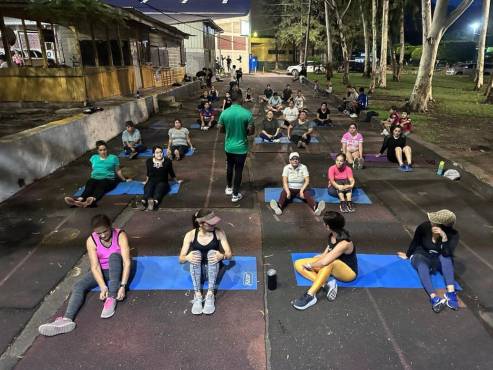 Los bailes de Zumba se realizan en la Villa Olímpica de Tegucigalpa.