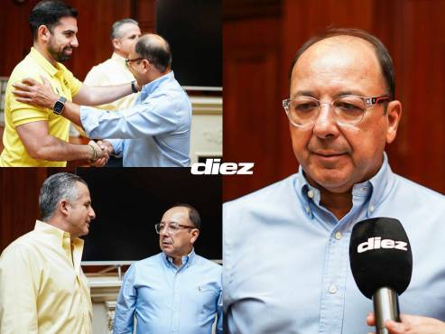 Osman Madrid charló con DIARIO DIEZ previo a la final de ida en el Estadio Morazán. FOTOS: MAURICIO AYALA.