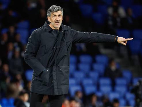 Imanol Alguacil, DT de la Real Sociedad brindó declaraciones tras la eliminación en la Copa del Rey a manos del Real Madrid.