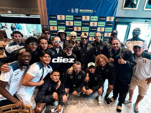 La Selección de tiktokers de Honduras ya se encuentra lista para enfrentar a los brasileños. (FOTO: Mauricio Ayala)