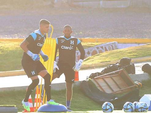 Jonathan Rougier en su primer microciclo con la Selección de Honduras. Foto Diez: Emilio Flores.