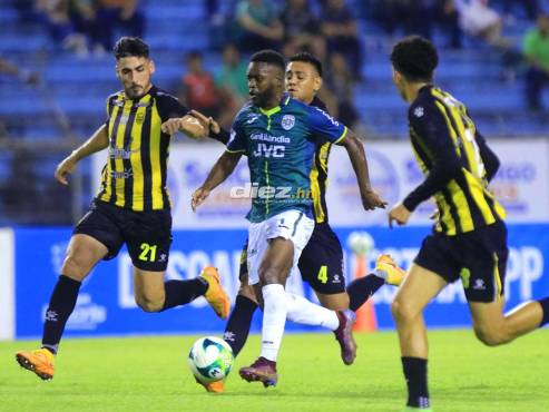 Con golazo in extremis del colombiano Edis Ibargüen, el Marathón barre al Real España en el Olímpico