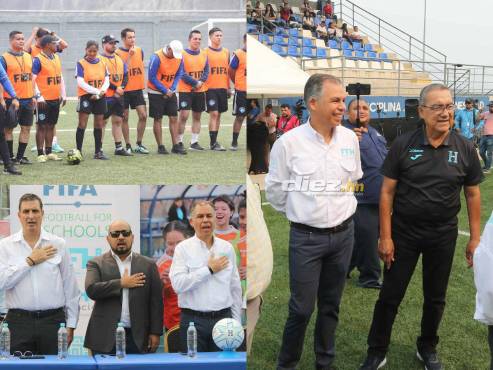Entrenadores, directivos, niños y Reinaldo Rueda estuvieron presentes en el evento en la capital de la país. FOTOS: David Romero.