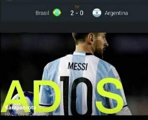 No se detienen: Los memes que no has visto del nuevo fracaso de Messi con Argentina