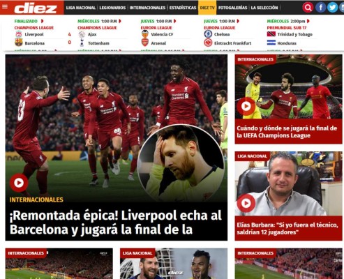 ¡Ridículo y tragedia! Así tilda la prensa mundial la eliminación del Barcelona ante Liverpool