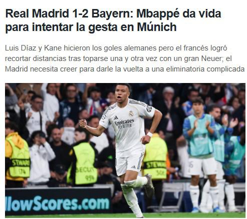 Lo que dice la prensa y la burla al Real Madrid tras caer ante Bayern: Toca remontar en Múnich
