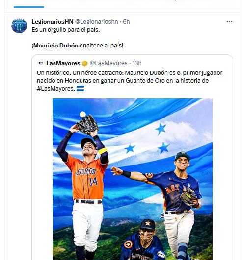 Los Astros de Houston y la prensa hondureña se rinde ante Mauricio Dubón: “Es nuestro The Best”