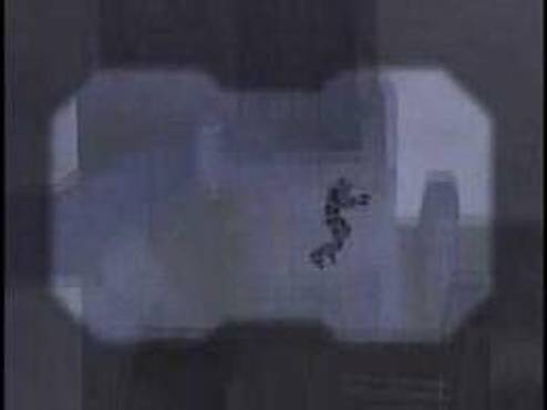Supuesto fantasma captada a través del telescopio de un rifle de francotirador en Halo 2. Imagen cortesía de Halopedia.