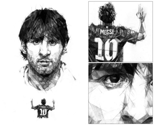 Los cracks del deporte hechos en pinturas de acuarela