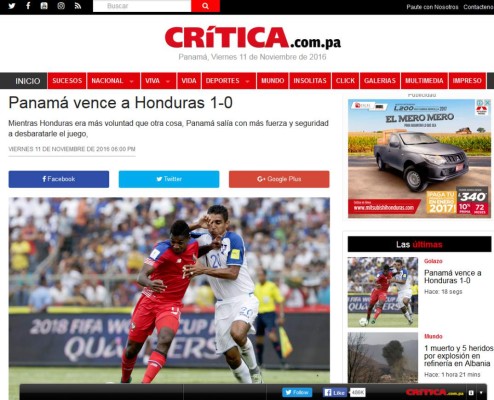 La prensa de Panamá no nos perdona: Silenciamos el Olímpico