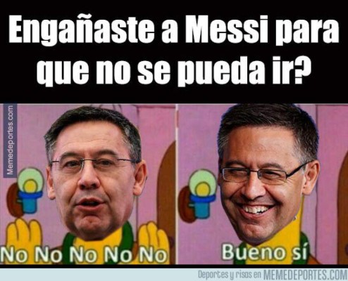 Sigue la ola de memes contra Messi tras confirmar su continuidad en el Barcelona
