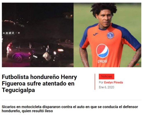 Así reacciona la prensa tras el intento de asesinato que sufrió Henry Figueroa
