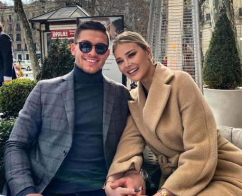 Jovic hizo un Icardi y le 'robó' la novia a su propio compañero de selección; la serbia es una preciosura