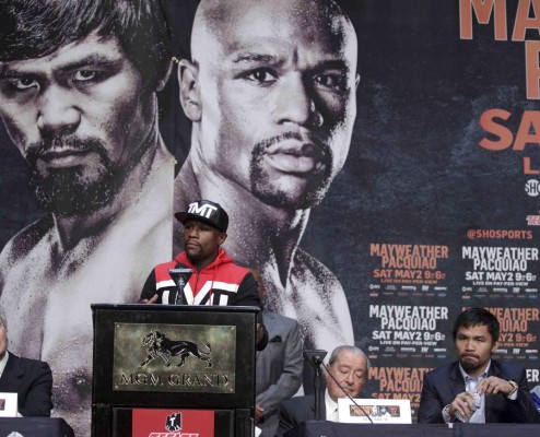 La mejores imágenes previo a la pelea del siglo