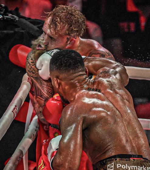 Anthony Joshua noqueó a Jake Paul con brutal derechazo y le rompe la mandíbula: Denme al Canelo...