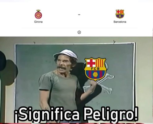 Barcelona-Girona y los despiadados memes donde aparece hasta el Choco Lozano