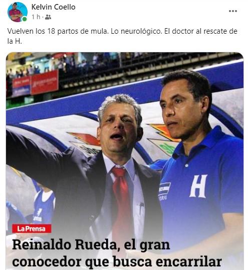 Lo que dice la prensa hondureña sobre la llegada de Reinaldo Rueda a la Selección Nacional: “Ojalá pueda unir al país”