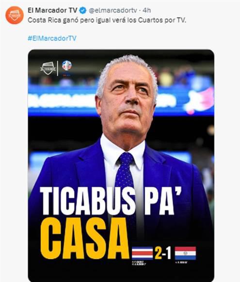“Ticabus pa’ casa” y “a ver los cuartos por TV”: la reacción de la prensa a la eliminación de Costa Rica de la Copa América