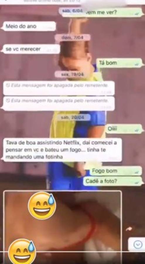 En fotos: Los Whatsapp que reveló Neymar tras ser acusado por presunta violación