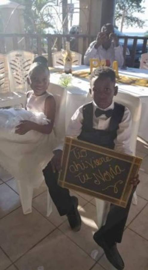 Las fotos exclusivas de la boda del futbolista de Olimpia 'Flecha' Bernárdez con su novia Gabby Corea