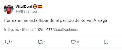 Lo que dice la afición de España sobre el debut de Kervin Arriaga con el Zaragoza; se rinden ante el hondureño: “es top”