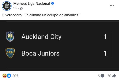 Mundial de Clubes: memes destrozan a Boca tras no poder ante Auckland City y quedar eliminado