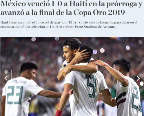 La prensa internacional tilda de 'bochornoso' el triunfo de México sobre Haití&nbsp;&nbsp;&nbsp;