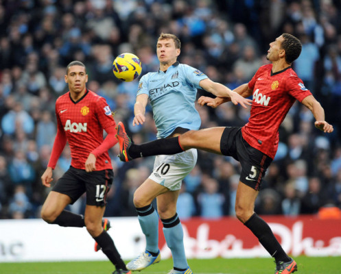 Las mejores imajenes del Clasico Manchester United VRS Manchester City