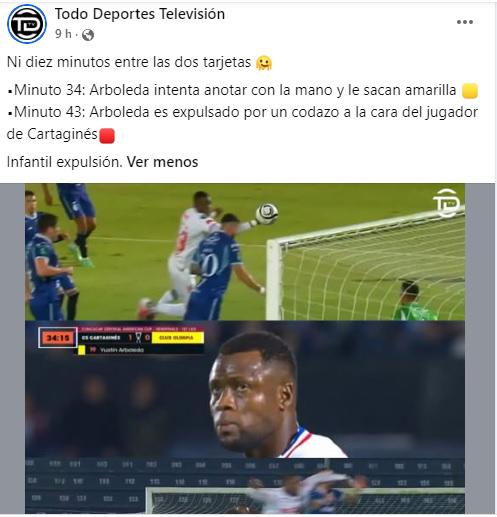 No pitan árbitros de Honduras: reacción de la prensa a la derrota de Olimpia y no perdonan a Arboleda