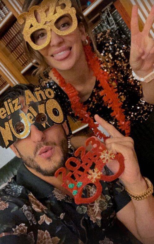 ¿Cómo recibieron los cracks el año 2023? Antonela Rocuzzo y las parejas de Courtois y Raphinha deslumbraron