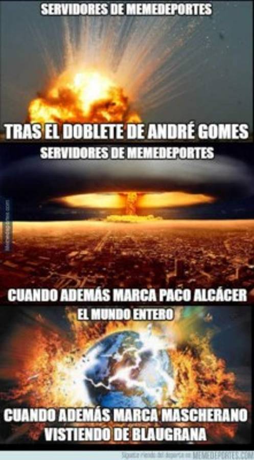 ¡Para morir de risa! Gomes y Mascherano anotan y son los protagonistas de los memes