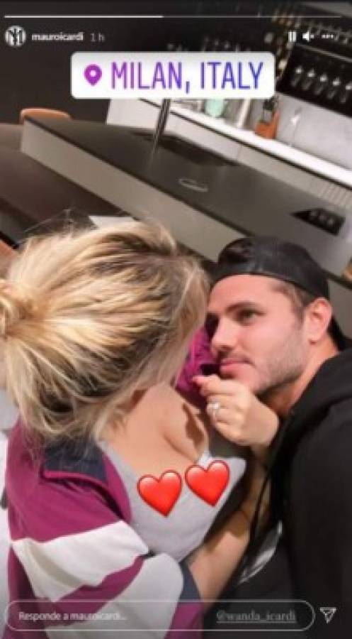 Los mensajes entre Icardi con preciosa modelo que descubrió Wanda Nara: qué se decían en privado