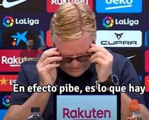 Los nuevos memes que hacen pedazos al Barcelona: Koeman, la Europa League y Messi son protagonistas