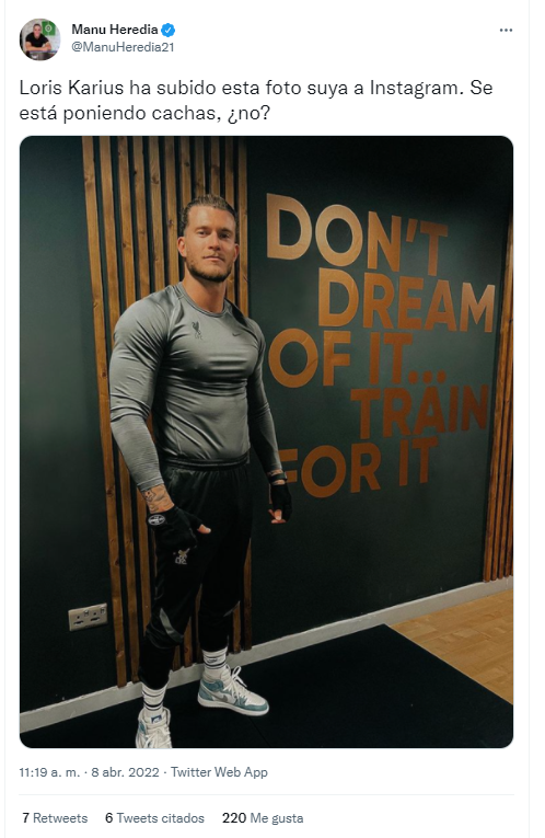 De sus errores ante Real Madrid a esto: la increíble transformación física de Karius tras ocho meses sin jugar