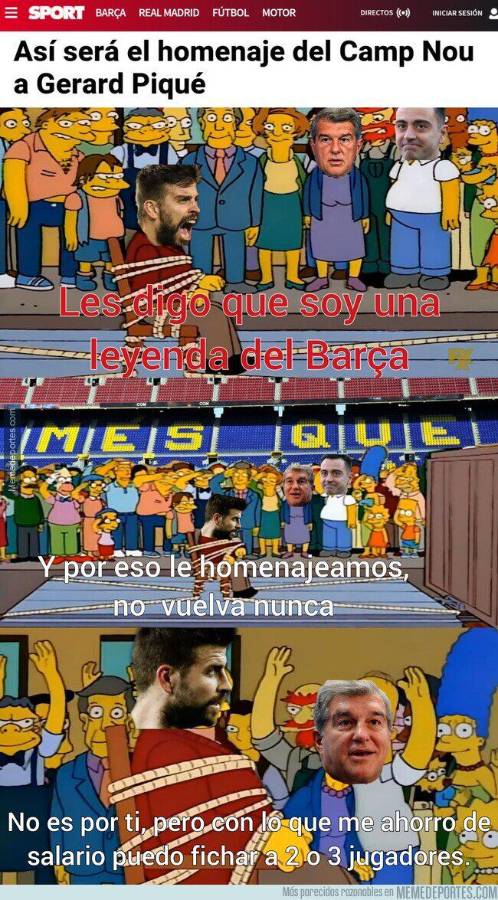 No perdonan a nadie: Los jocoso memes que dejó el último partido de Gerard Piqué con el FC Barcelona