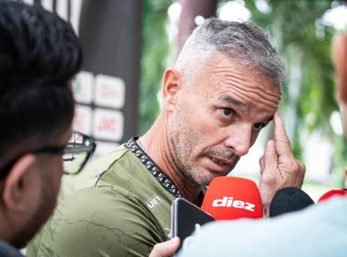 Pablo Lavallén brindó una conferencia de prensa previo al choque de este jueves ante Platense. FOTO: Mauricio Ayala.