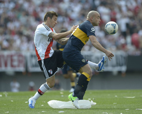 River Plate y Boca Juniors empataron 2-2, Clásico Argentino