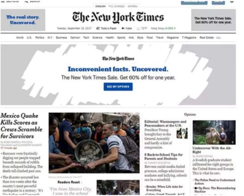 Las portadas de los diarios luego del terror vivido en México