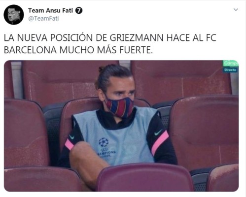 La nueva posición de Griezmann: los terribles memes del triunfo del Barcelona en la Champions